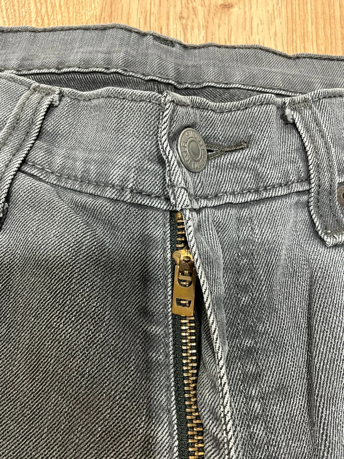 Jean Levi's 541 Coupe Athletic Taper W32 L34 Vintage GrisLvh 244 – photo 5